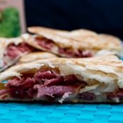Reuben Quesadillas for 2
