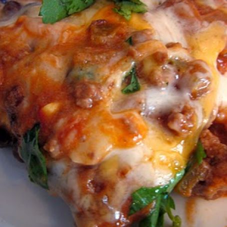 Cheesy Enchilada Casserole