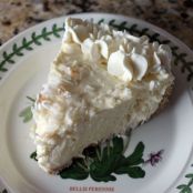 White Chocolate Coconut Pie