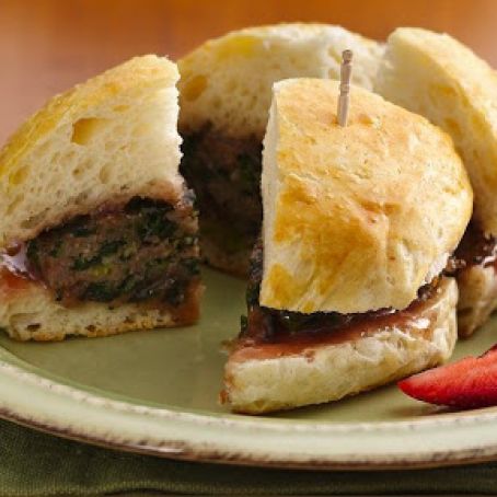 Savory and Sweet Breakfast Biscuit Sliders