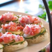Tomato and Cucumber Sandwiches