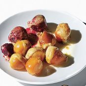 Roasted Beets in Mustard Cream
