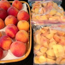 How to freeze fresh peaches