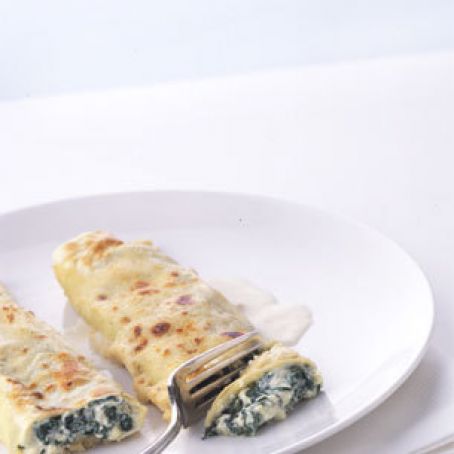 ***Chicken and Spinach Crepes