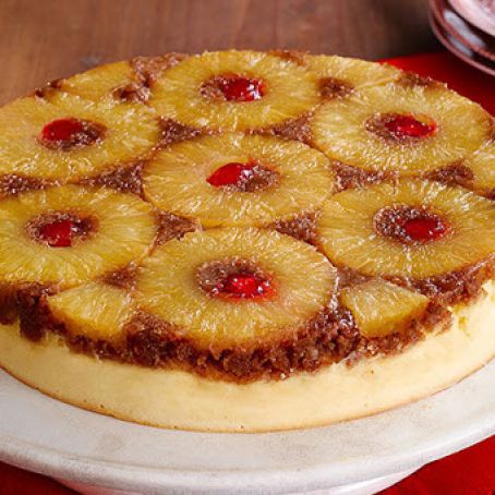 Pineapple Upside-Down Cheesecake