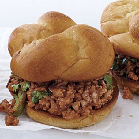 Turkey Sloppy Joes with Hoisin and Cilantro