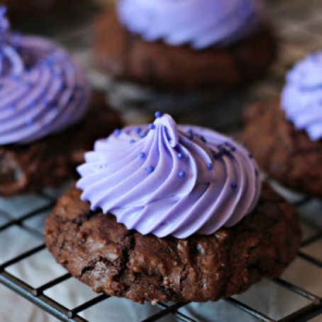 Cream Cheese Brownie Cookies with Cream Cheese Frosting