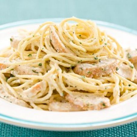 Meals (Creamy Pasta with Lemon-Pepper Chicken)