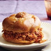Slow-Cooker Spicy Buffalo Chicken Sandwiches