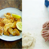 Chicken Parmesan Flatbread Wraps