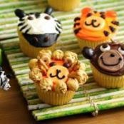 Jungle Animal Cupcakes