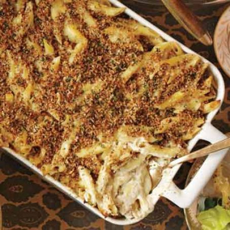 Four-Cheese Baked Pasta