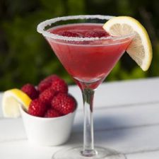 Raspberry Lemon Drop Martini