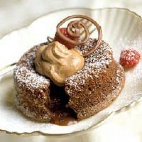 Mini Molten Chocolate Cakes