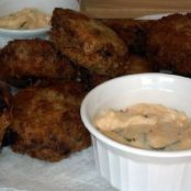 coconut Crab Cakes with Coconut Basil Mayonnaise