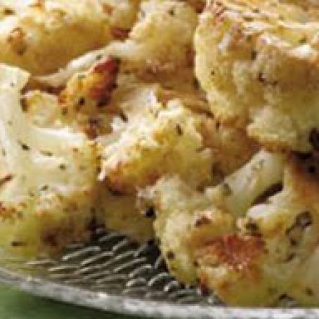 Coliflor asada con ajo