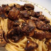 Portabella Mushroom Fettuccine