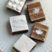 Whole Wheat Spice Bars with Maple-Cream Icing