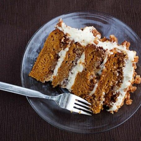 Pumpkin CRUNCH 4-Layer Cake