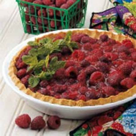 Raspberry Pie with Oat Crust