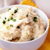 Mashed Cauliflower and Cheese