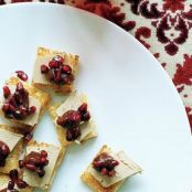FOIE GRAS w/DATE PUREE & POMEGRANATE