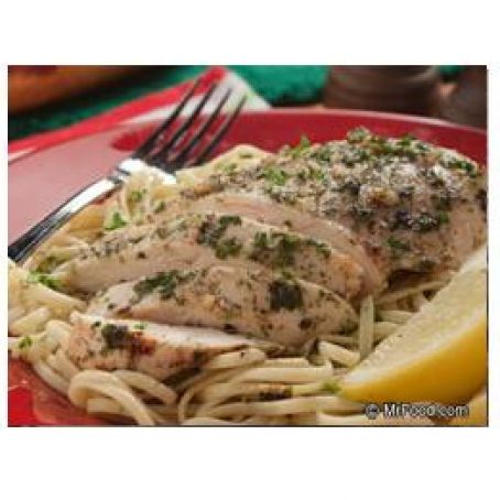 Roasted Chicken Scampi
