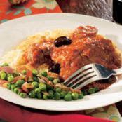 Spicy Chicken with Sausage, Tomatoes and Olives