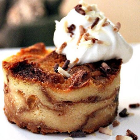 White Chocolate Bread Pudding