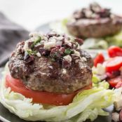 Feta and Olive Burgers