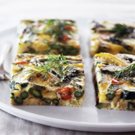 Asparagus-Zucchini Frittata