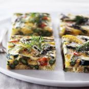 Asparagus-Zucchini Frittata