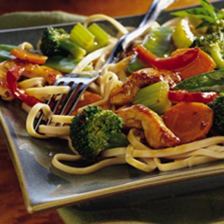 Asian Chicken and Noodles Recipe