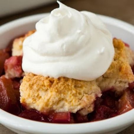 Rhubarb Cobbler