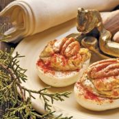 Texas-Style Savory  Deviled Eggs