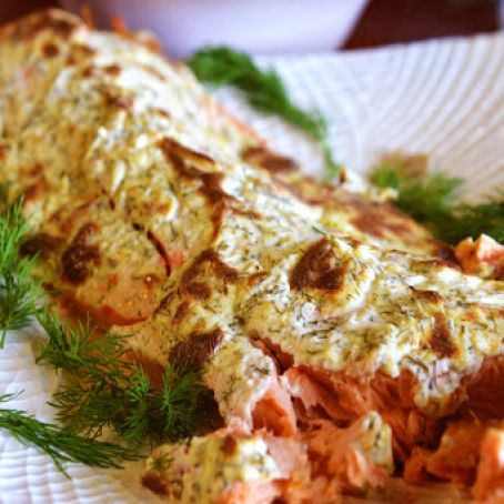 Creamy Salmon with Lemon and Fresh Dill