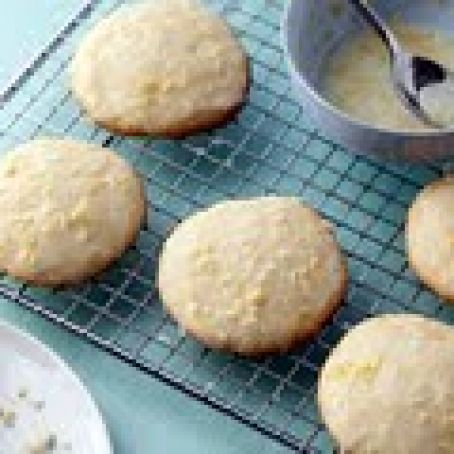 Lemon Ricotta Cookies with Lemon Glaze