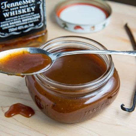 Vanilla Bourbon Caramel Sauce