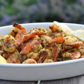 Grilled Pesto Shrimp