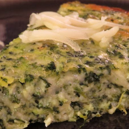 Crustless Spinach and Cheese Pie