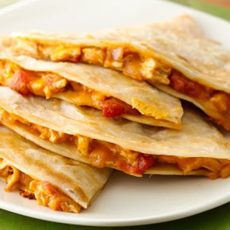 Chicken and Squash Quesadillas