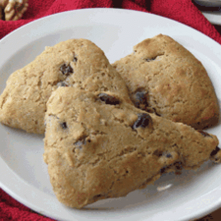 Kamut Cranberry Walnut Scones