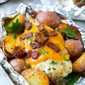 Bacon Ranch Chicken Foil Packets