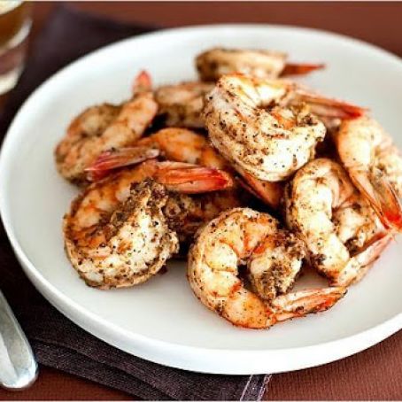 BROILED SHRIMP w/DRIED LIME