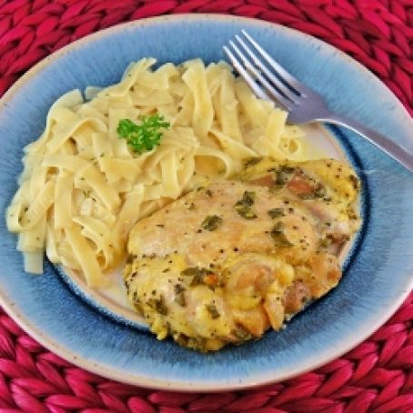 Lemon and Sage Chicken Thighs