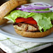 Mushroom Blue Cheese Turkey Burgers