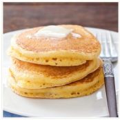 Fluffy Cornmeal Pancakes
