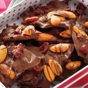 Almond-Cherry Chocolate Bark