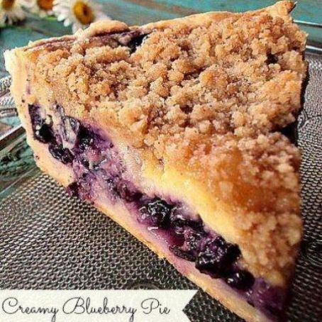 Creamy Blueberry Pie