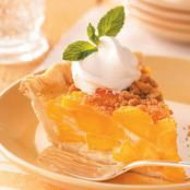 Streusel Peach Pie